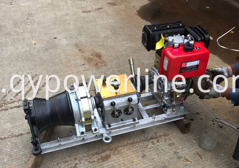 motorized winch machine